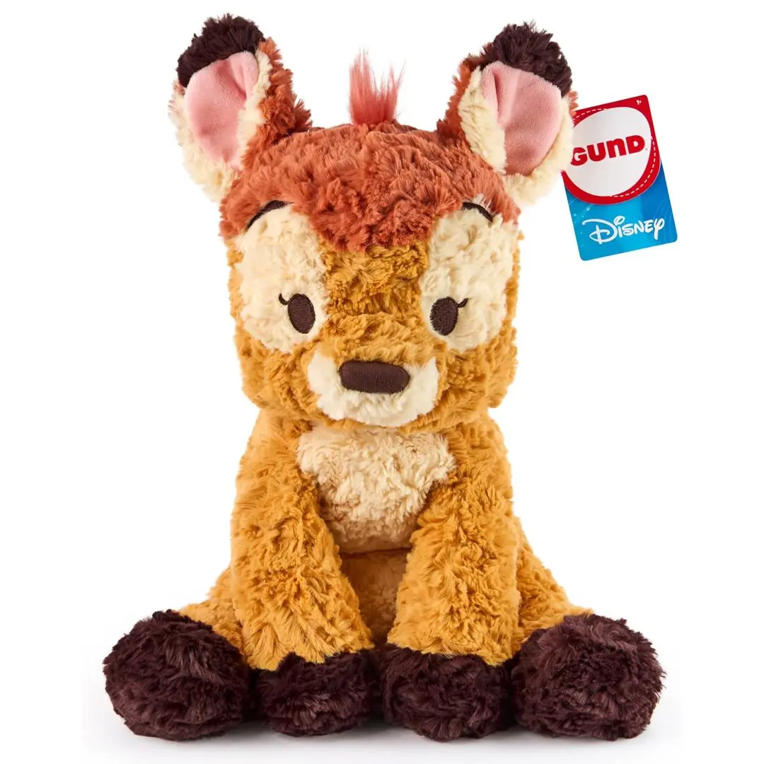 GUND Disney Bambi Oh So Snuggly 10-in Collectible Plush Toy, Soft Cuddly Gift, Soft Huggable Deer with Floppy Limbs & Plush Fur for Collectibles Enthusiasts, Squeeze For Sweet