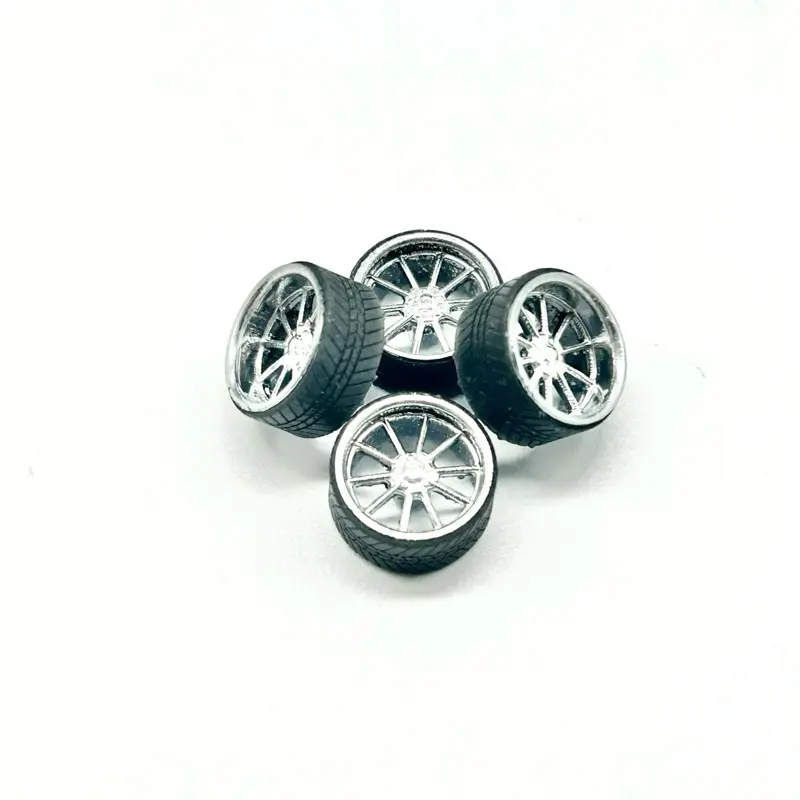 12mm Chrome Monarch Specialty 3D Wheels