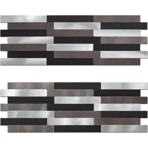 24 Sheets Peel and Stick Backsplash PVC Wall Tile,for Kitchen Backsplash