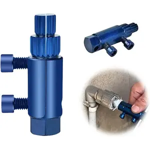 Swiilpo Broken Valve Thread Extractor Tool-Stripped Pipe Extractor Set, Faucet  with Water Claw, Easy Out Screw Extractor Kit for Broken Tap, Bolt, Nipple, Allen Screw RemoverQuesear