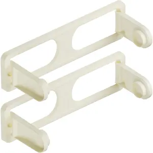 Wall Mount Paper Towel Holder for Kitchen and Bath, Flexible Shatterproof -BPA Free- Plastic, Vertical or Horizontal Mount, Under Cabinet Folding Dispenser (Cream)