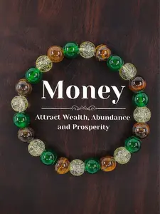 Attract Wealth and Prosperity Natural Crystal Bracelet, Quartz, East Turquoise, Peacock Stone, Perfect Gift for Friends, Premium Bracelet, Exquisite Bracelet, High Quality Bracelet