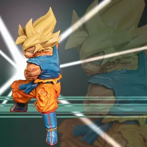 Dragon Ball Z Kamehameha Son Goku Figure Super Saiyan Kakarotto 22CM PVC Action Figures Model Dolls Toys for Children Gifts