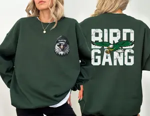 Philadelphia Football Sweatshirt, Champs Philadelphia Football Hoodie, Sundays Cool Mascot Philadelphia Football Bird Gang Gift Fan