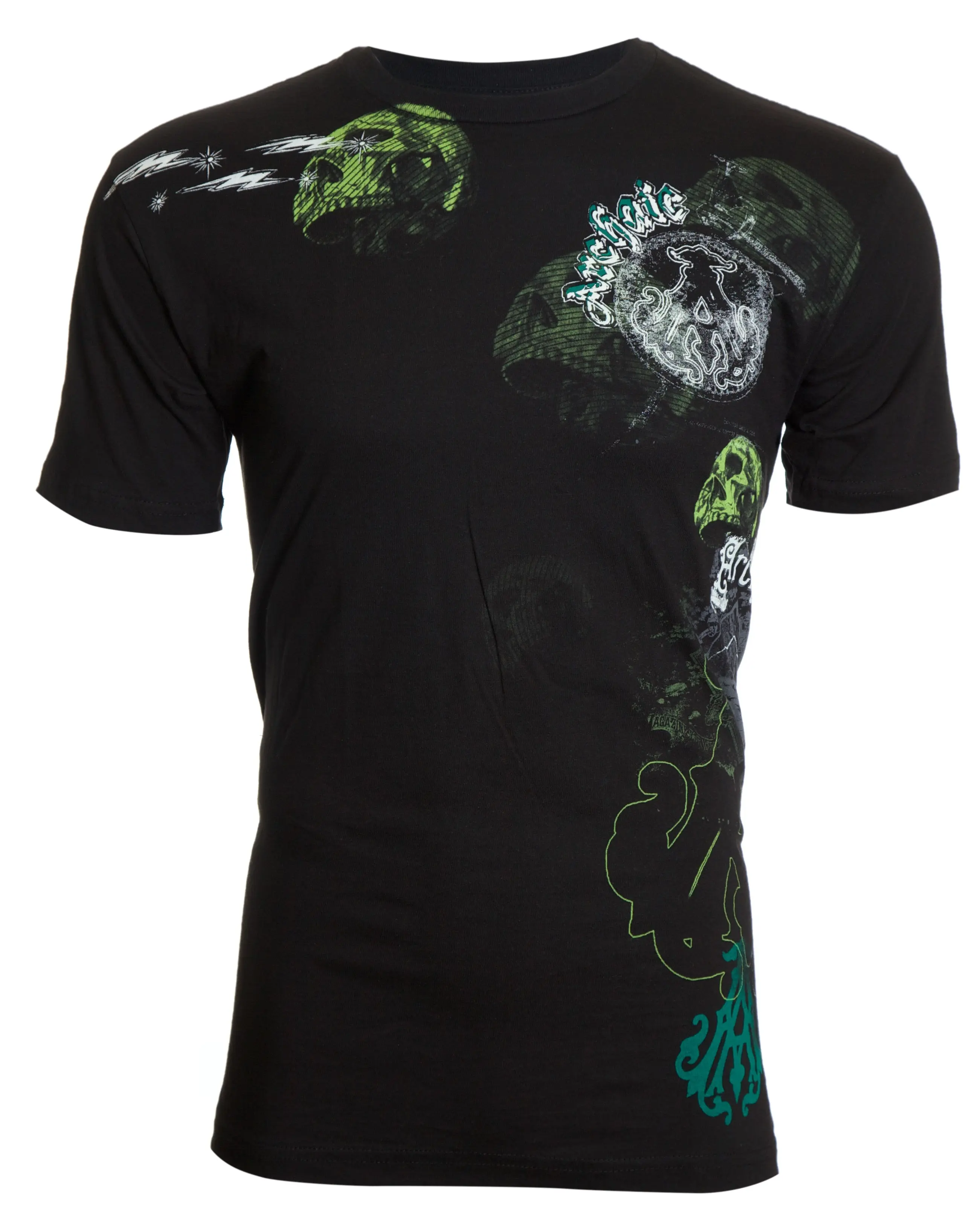 ARCHAIC Men's Floating AM305 Graphic T-Shirt Top | 100% Cotton Fashion Menswear with a Fitted Cut, Made in USA, Print