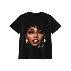 Vintage Anita Baker R&B Portrait Cotton Crew Neck Tee For Women
