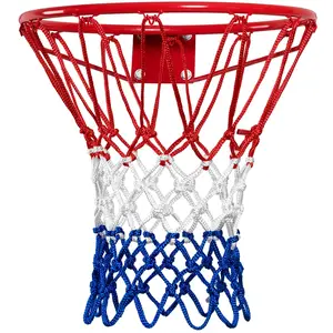 Basketball Net Replacement, 2026 Upgrade Professional Basketball Net, Outdoor All-Weather Anti-Lash Colors - 12 Rings ( Blue), Basketball Hoop, Basketball Equipment