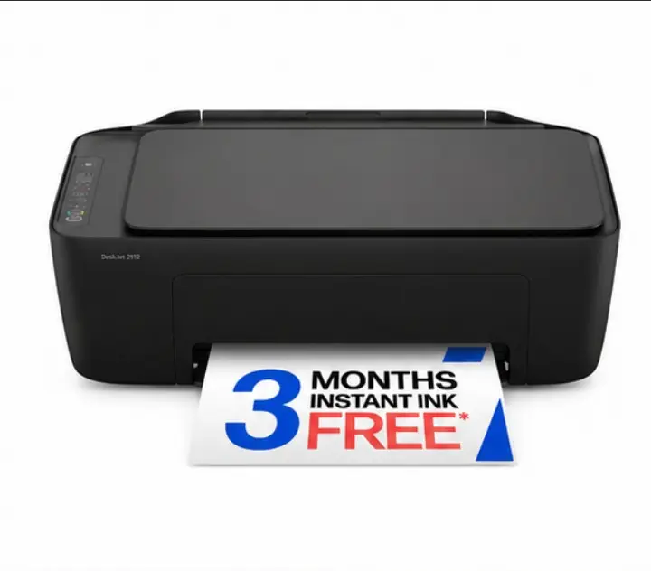 DeskJet 2952 Wireless All-in-One Color Inkjet Printer with 3 Months Free Instant Ink, Black