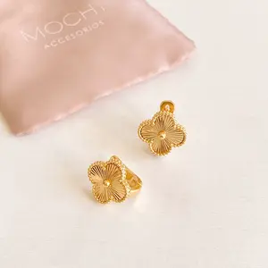 Clover Huggie Earrings