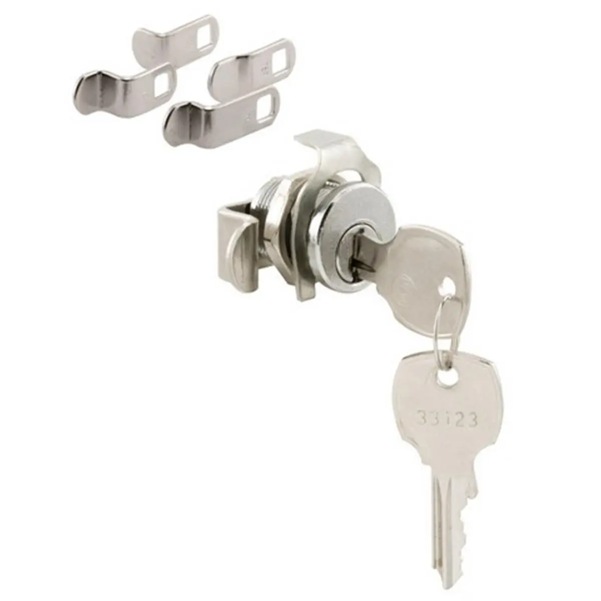 Prime-Line S 4573 Keyed Padlock Mailbox Lock, 5-Cam NA-14 Key, Threaded Body Lock Mechanism, Lock Mechanism Keyed Padlocks