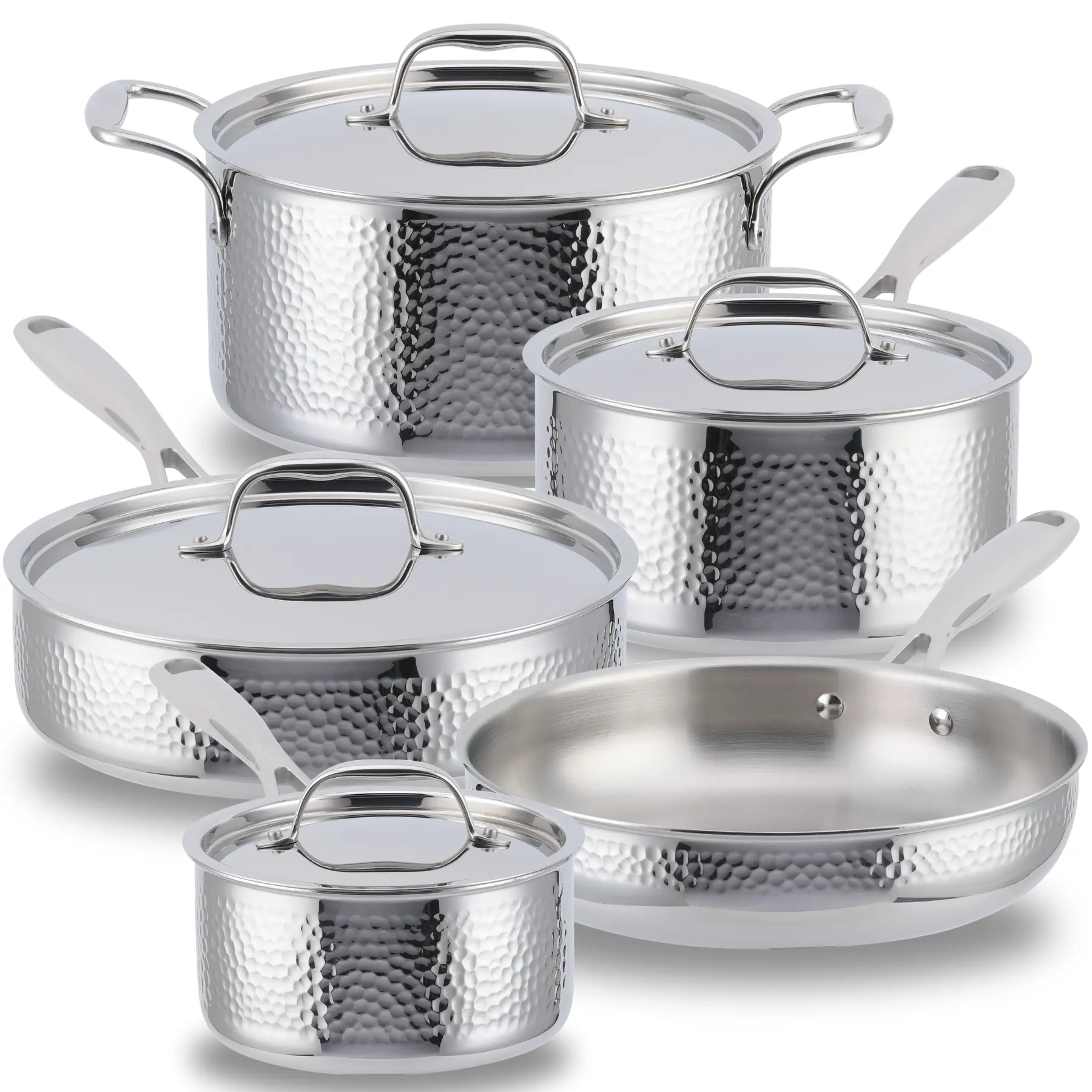 9 Piece Stainless Steel Cookware Set 9 Piece Stainless Steel Cookware Set