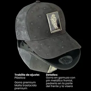 San Judas Tadeo Gorra con rosario Edicion Exclusiva Importada Unisex Hat Gorras Belicas Personalizadas High Quality Durable Material Adjustable Fit