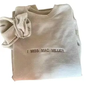 [Ship from US] I miss Mac Miller Embroidered Sweatshirt