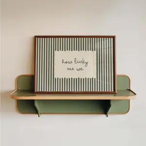 Minimalist Quote Wall Art Poster, Vintage Stripe Typography Decor, Neutral Entryway Welcome Sign Art, Office & Modern Home Decor, Canvas or Poster Print