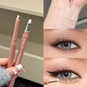 Dual-Color Eyeliner Pen, Highlight & Shadow Duo, Smooth Application, Long-Lasting Wear, Perfect for Smoky Eyes Makeup, Eye Makeup Products, Eyeshadow Eyeliner, Eye Makeup Supplies
