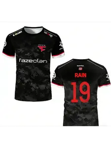 Csgo Faze 2026 Hot Team Summer Training Outfit Cs2 E-sports Club Training Quick Drying Balloon Shirt Parent-child T-shirt Activewear Tee