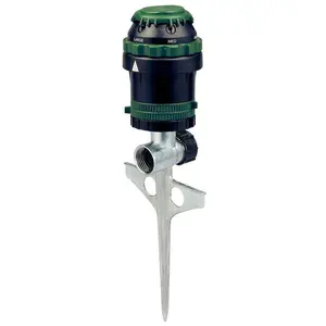H2O-Six Rotating 6-Pattern Gear-Drive Sprinkler on Zinc Spike