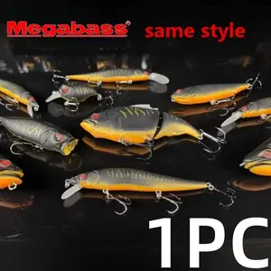 New Long Tongue Fishing Lure, Topwater Lure, 2 Joint Minnow Bionic Artificial Bait, 7.5 Cm Far Casting Saltwater Fish Hook, Multi-Jointed Design