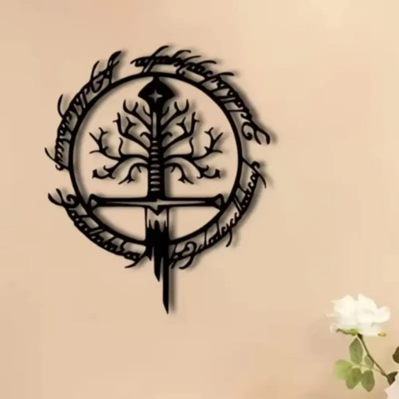 Lord Of The Rings Iron Oath Metal Wall Art, Artwork, Art Work For Wall Decor, Vintage Wall Art, Modern Home Decor, Stylish & Unique Wall Hanging, Perfect Housewarming Gift, Garden Decoration