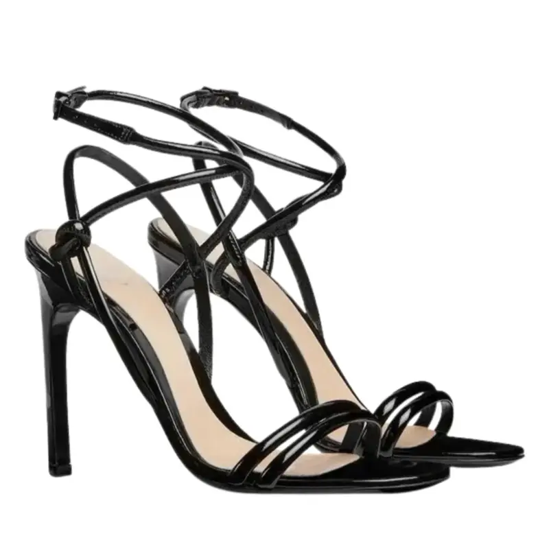 Gucci Patent Leather Strappy Heels Size 39.5