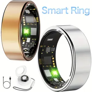 Smart Ring, Fitness Tracker, Exercise Smart Ring, Steps, Distance, Calories, Sleep Tracking, Smart Device, Compatible with iOS and Android
