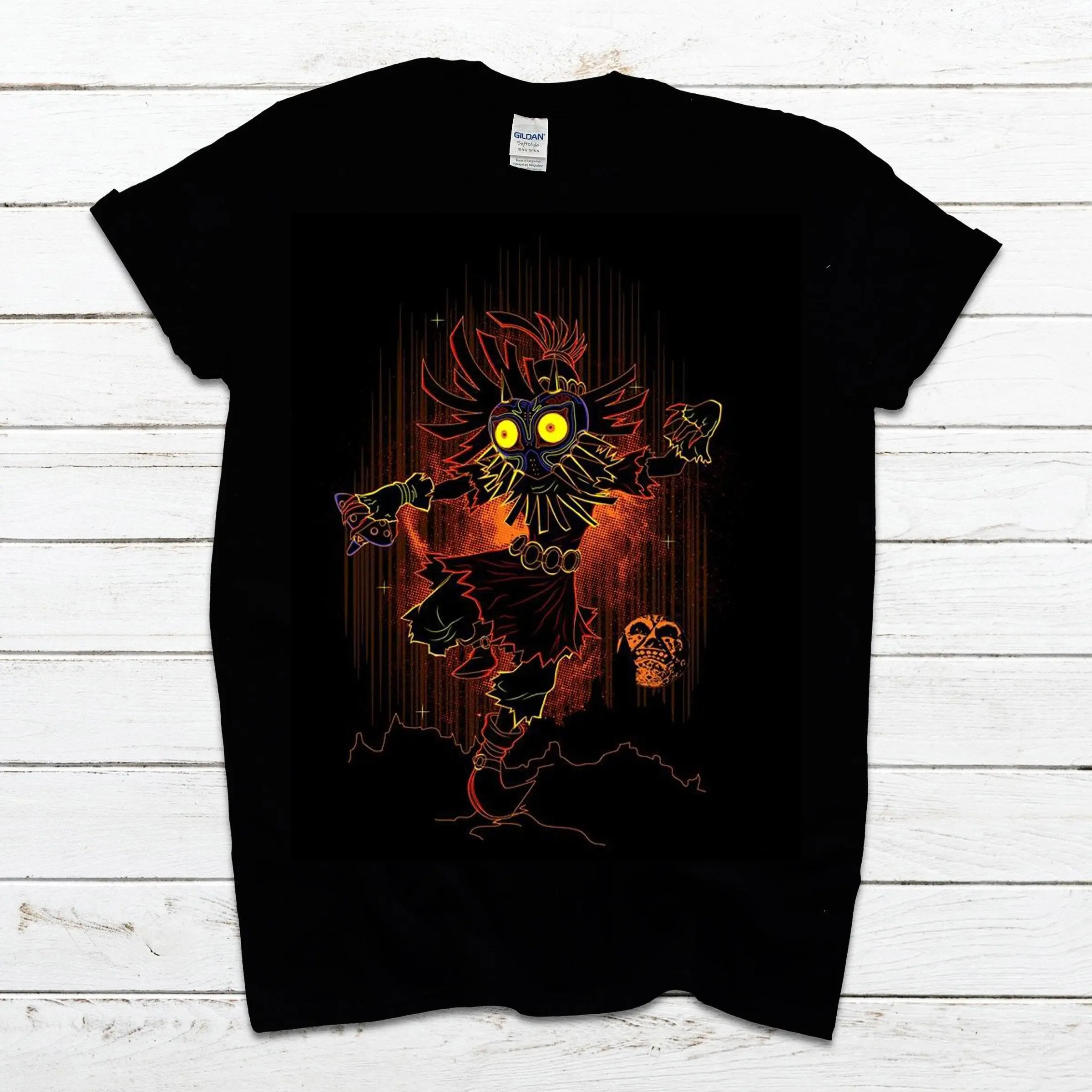 The Legend of Zelda Majora's Mask T-Shrit, Vintage Style, Graphic Tee, Streetwear for Fans