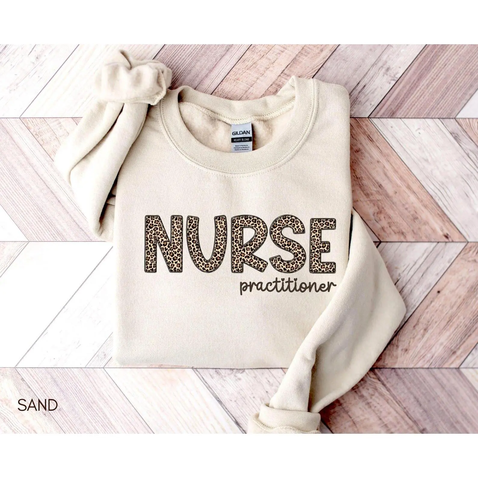 Nurse Practitioner Sweatshirt | LPN Shirt, Nurse Practicitioner Gifts, Cheetah Leopard Nurse Shirt, Nurse Practitioner Graduation Gifts