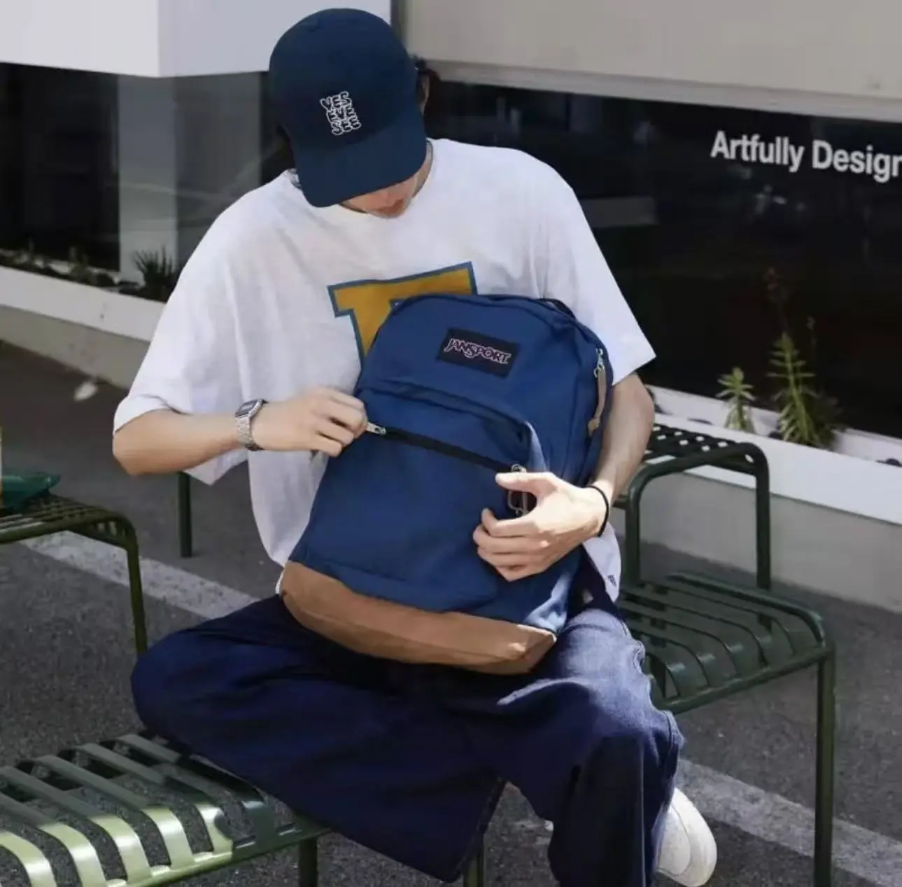 JanSport Right Pack Series Unisex Outdoor Backpack – Collegiate Style School Bag & Trendy Outdoor Daypack-Navy