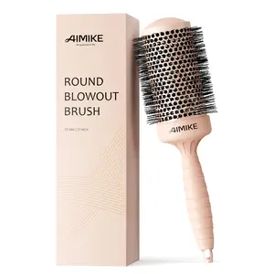 AIMIKE Round Brush for Blow Out, Large Round Hair Brush w/Nano Ion Thermal Ceramic Tech, Professional Round Brush for Blow Drying & Styling, Maximum Volume and Shine