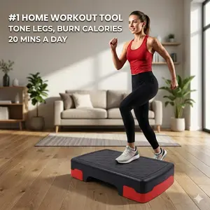 Level Up Your Workouts!  Non-Slip Aerobic Stepper & Yoga Platform (Perfect Christmas Gift