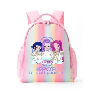 2026 New Kpop Witch Hunter Backpack Rainbow School Bag Backpack Travel Light and Casual