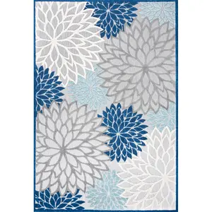 Minori Floral High-low Area Rug
