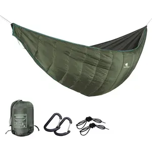 GEERTOP Portable Camping Hammock Quilt - Lightweight Winter Warm Single Double Hammock for Outdoor Camping Hiking Backpacking