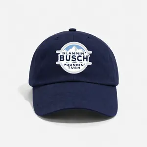 Slammin’ Busch and Poundin’ Tush Baseball Cap For Men Women, Funny Beer Lover Design, Country Boy Humor, Adjustable, Sun Protection, High-Quality