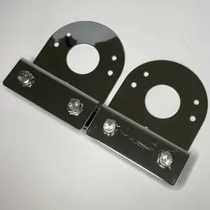 Underbody Accent Light Mounting Brackets — 2-Piece Stainless Steel "Watermelon Light" Mounts, No-Drill Design, Compatible with Trucks & Pickups
