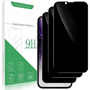 (3 Pack  Screen Protector for  17e /  16e Anti-Spy Tempered Glass Film, Anti Scratch, Bubble Free
