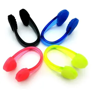 Silicone Waterproof Swimming Nose Clips Pool Nose Plugs for Adults Set of 4