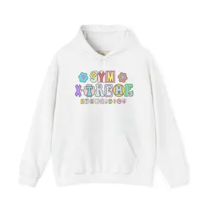 Men's gymnastics and active lifestyle with a fun, youthful twist Graphic Hoodie - Long Sleeve Pullover Regular Fit | Soft & Breathable Fabric, Durable Print, Everyday Comfort, Machine Washable, cute and colorful graphic design with playful typography and