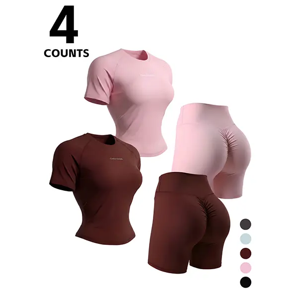 Gym Workout Women's Sports Clothing Set - Gym, Running Apparel (Sports & Outdoor Category)