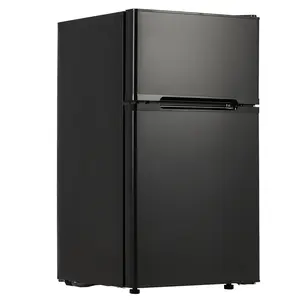 Ultra quiet energy-saving mini refrigerator with refrigerator -1.7 cubic feet compact refrigerator, reversible single door, ideal choice for bedrooms, offices, dormitories, and small spaces