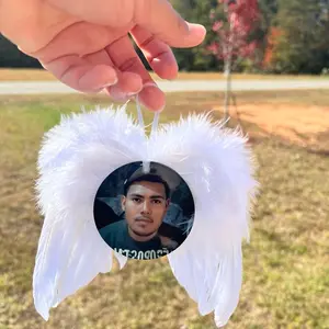 (Blanks) Memorial Ornament w/ Wings set