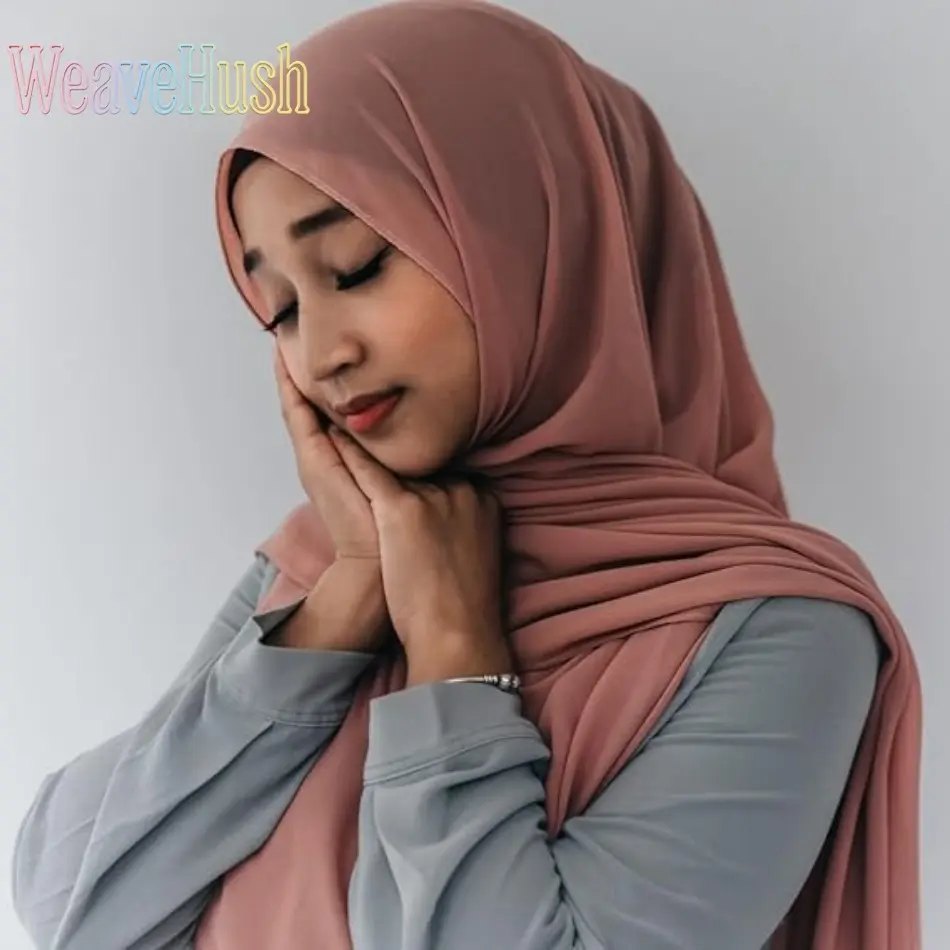 Solid Color Pashmina Scarf for Women, Chic Wide-Edged Wrap in Breathable Chiffon Composite Silk for Sports & Outdoor Activities