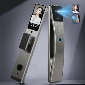 3D Face Recognition Fingerprint Password Smart Door Lock With Camera FIngerprint Password Unlock Keyless Electronic Door Lock Digital Keypad Lock Fingerprint Door Locks