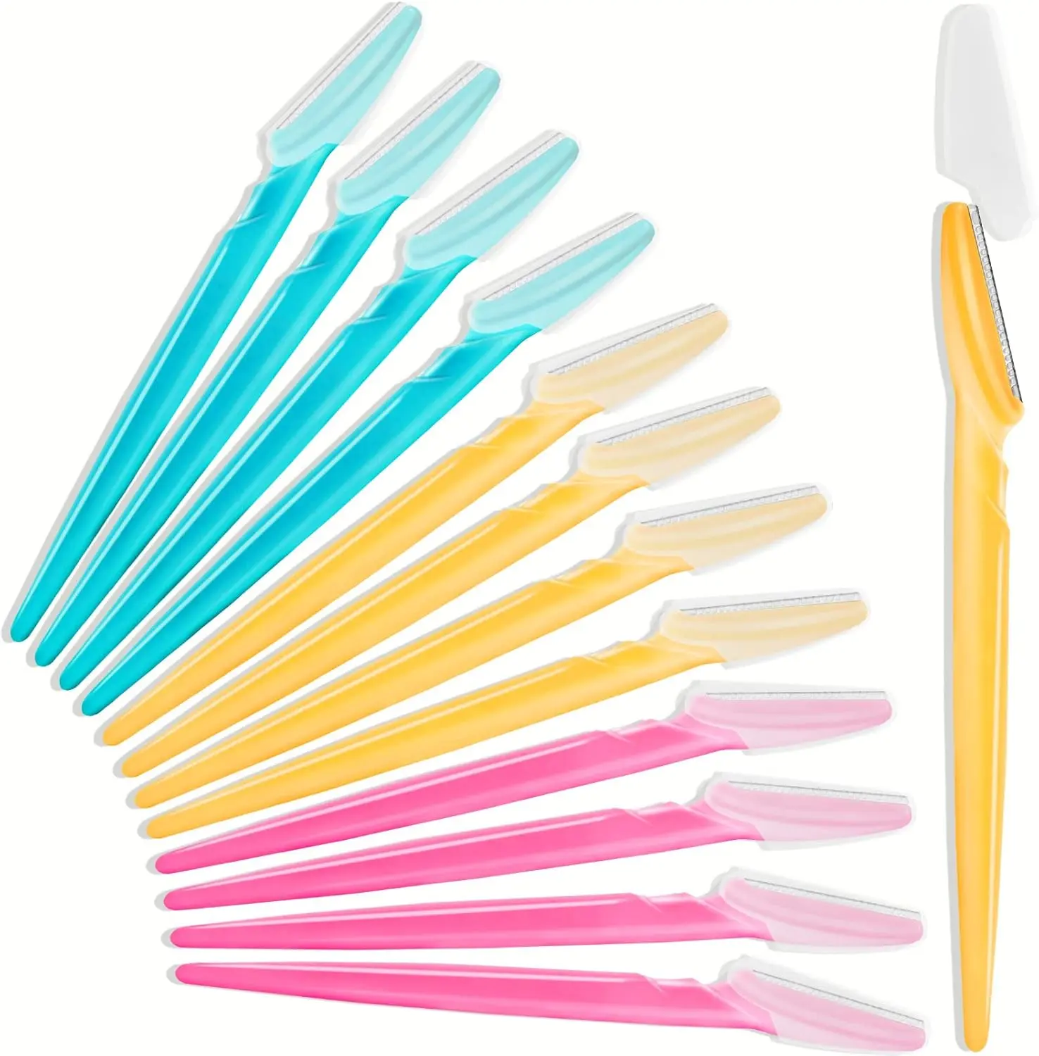 ANNA 1 Pcs Eyebrow Razor Multipurpose Exfoliating Dermaplaning Tool for Face, Facial and Eyebrow Shaper with Protective Cover for Women Men Use