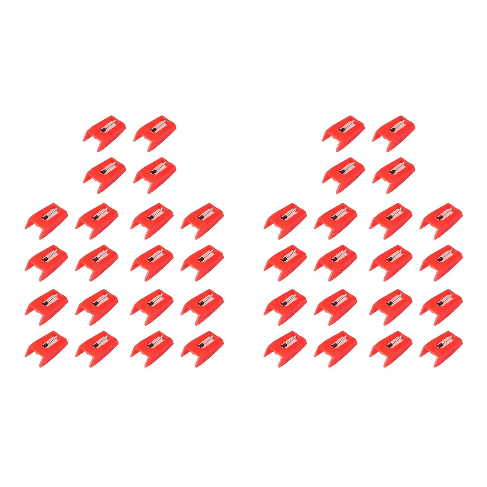 QYKF 40 Pack Universal Vinyl Turntable Stylus Needles, Replacement Record Player Needles for Phonograph