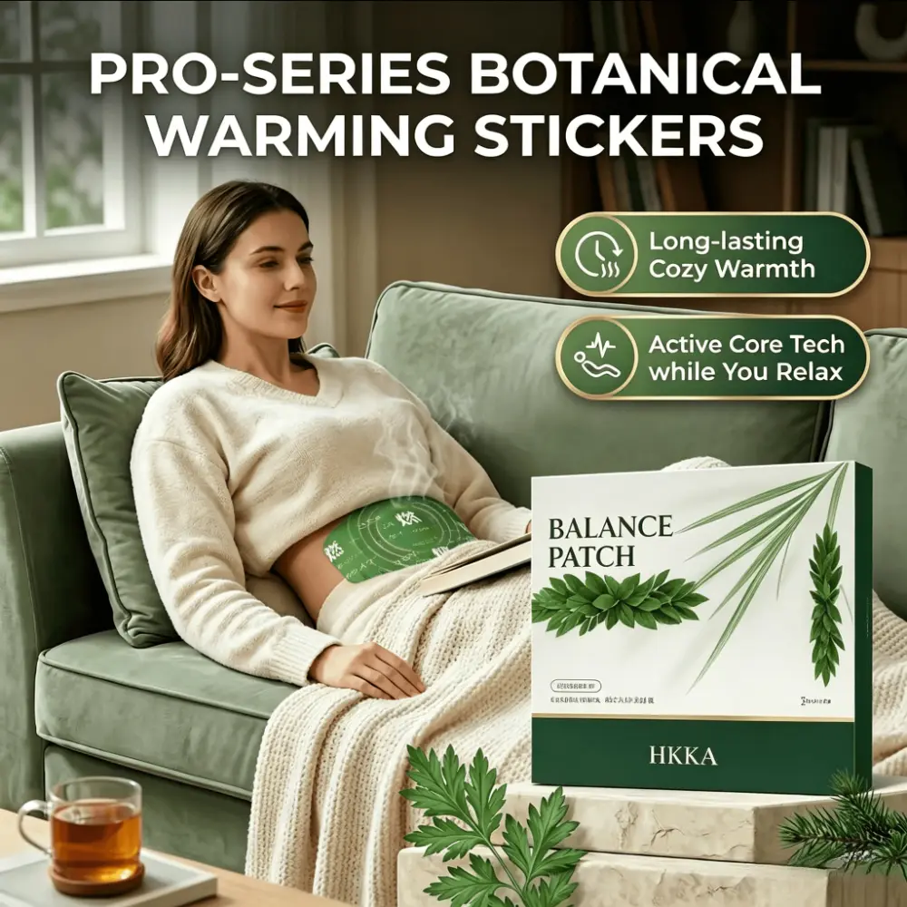 5 pieces per box-Japanese Herbal Patch Pad Balance Patch, Pro-Series Botanical Warming Stickers -  Targeted ThermalSupport for Active Lifestyles