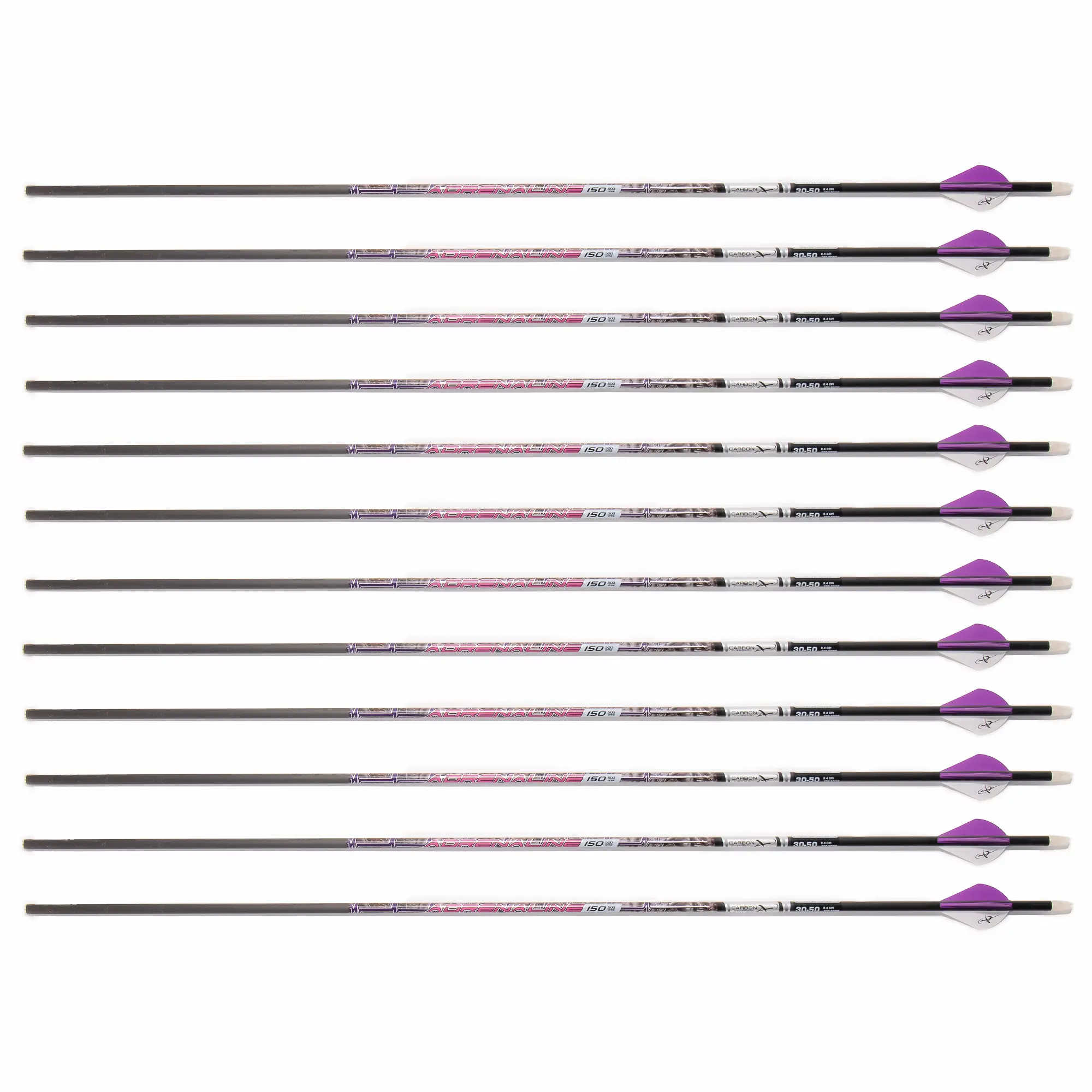 Carbon Express Adrenaline 150 Hot Pursuit 28" Arrow -12 pk