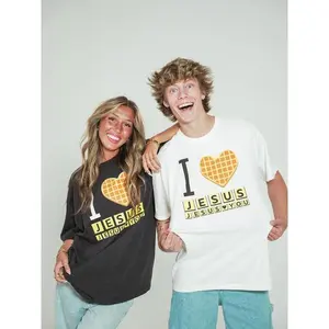 I Love Jesus Jesus Love You Waffle Comfort  Shirt, Bryce Crawford Merch, Christian Apparel Graphic Tee, Funny Christian Breakfast T-shirt, Unisex Casual  Inspirational Quote TShirt, TikTok Viral Unisex