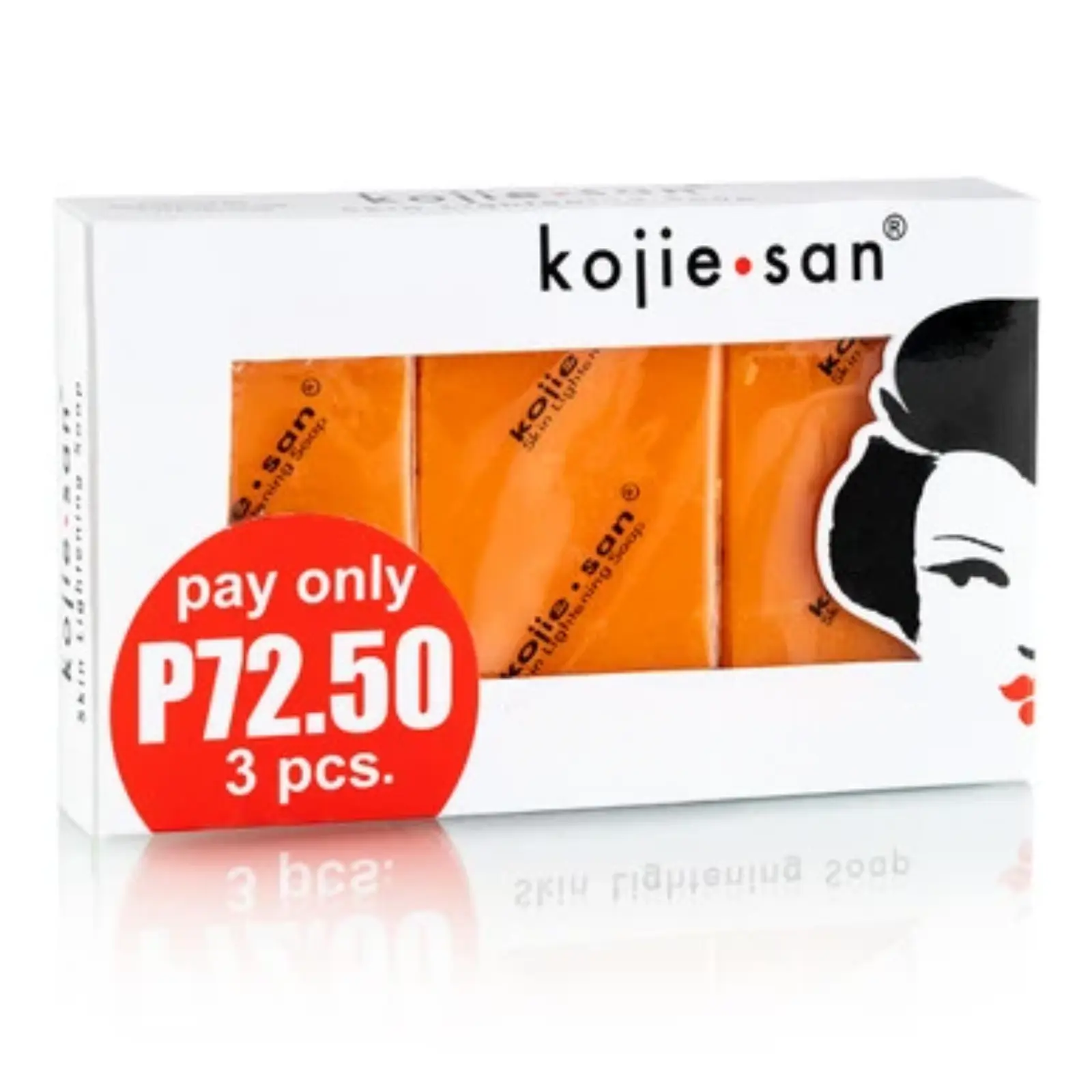 Skin Cleansing Soap - Original Kojic Acid 65g x 3 Bars