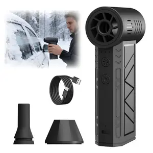 Electric Air Duster, 100000RPM High-Speed Compressed Air Blower Gun, 5000mAh Rechargeable Cordless,for Keyboard, PC, Car, Home & Outdoor Cleaning Powerful Portable